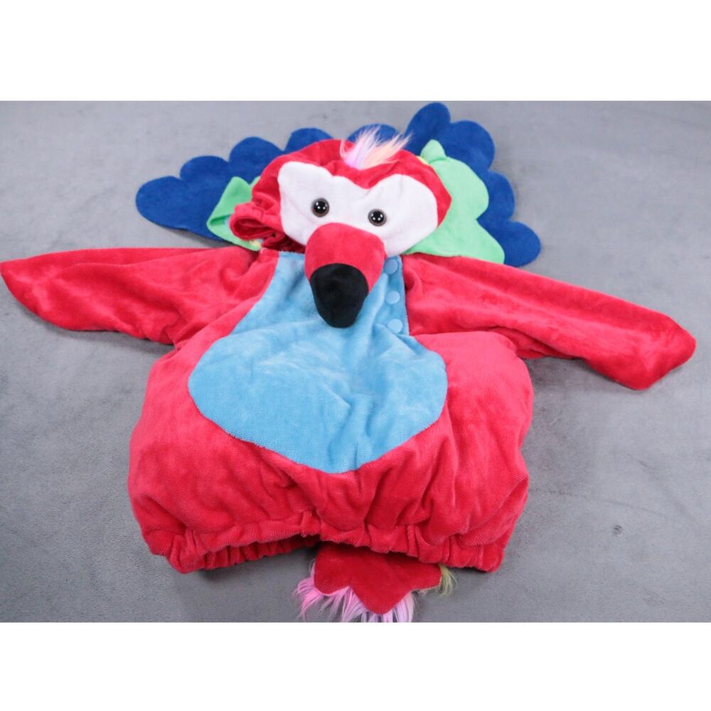 Baby Parrot Costume 6-12 Months Plush Halloween Outfit Infant Bird Bunting